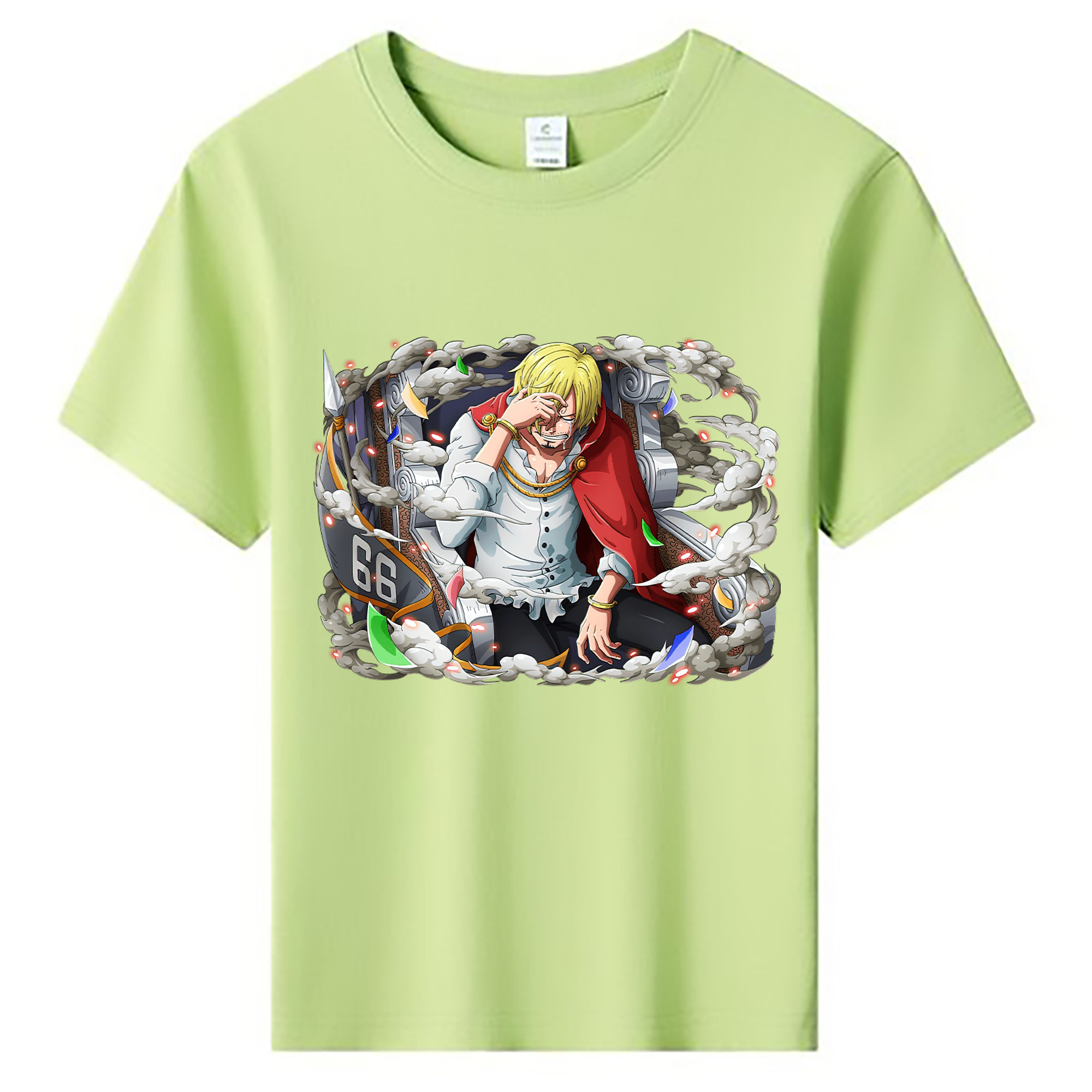 （画像用） ワンピース サンジ ONE PIECE Sanji 綿100％キッズTシャツ（フロントプリント）